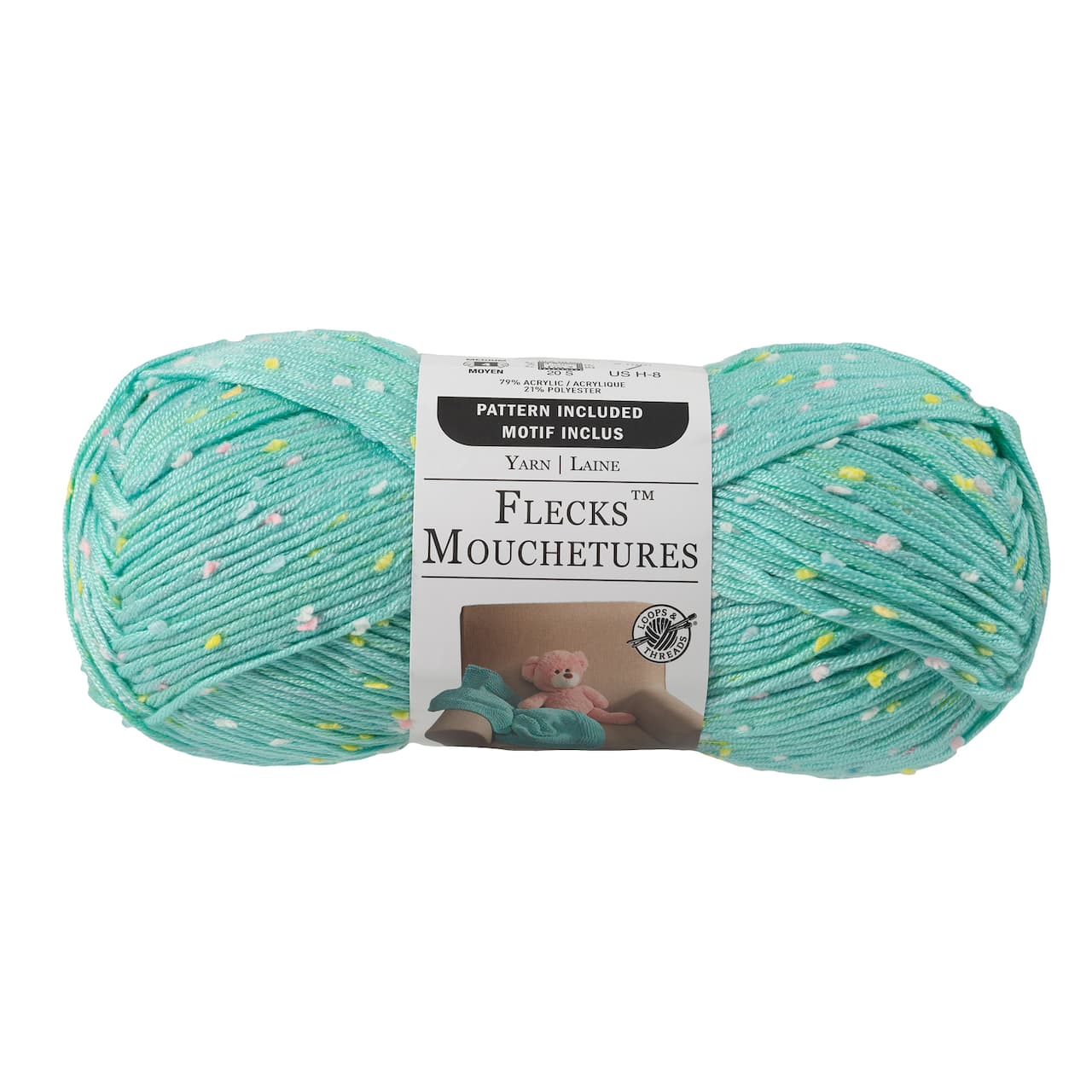 18 Pack: Flecks™ Yarn by Loops & Threads®